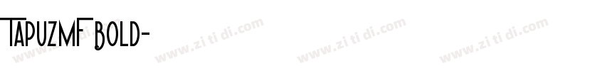 TapuzMF Bold字体转换